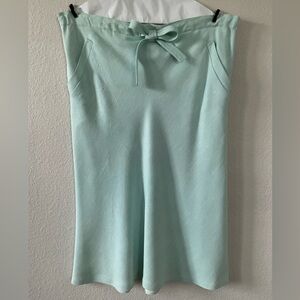 Vintage 1970's Courreges Skirt in Aqua - Spring and Summer
